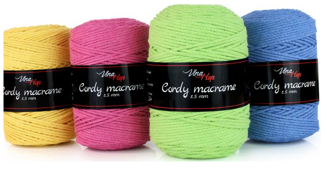CORDY 5 mm (na tašky, kabelky)