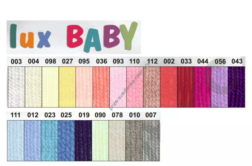 Příze Lux Baby 012 - nebeská modř
