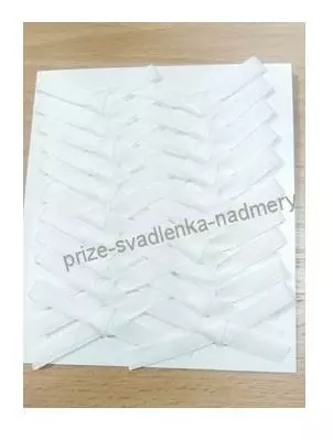 Stuha mašličky svatební bílé 12061/B