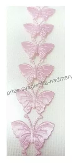 Stuha mašličky svatební bílé 12061/B