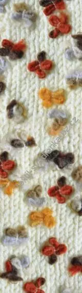 Pletací příze Alize Flower baby 5384 - dětská tyrkysová