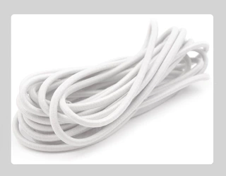 Klobouková guma 3mm (52025/b) - bílá