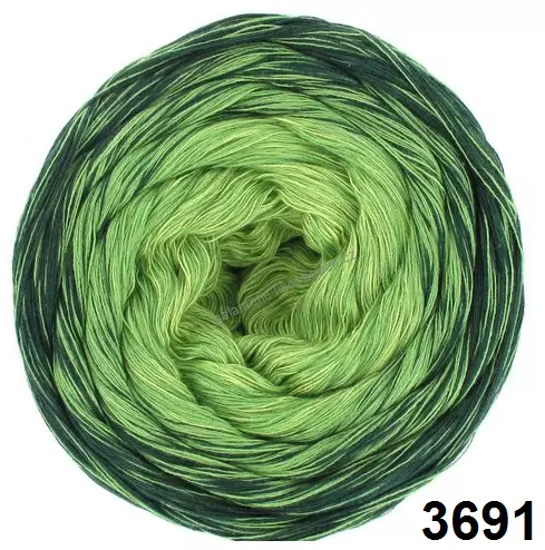 Barevné duhové klubíčko 4-NITKA (750m/200g) - 5625
