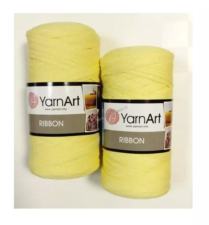 Příze špagáty Ribbon 754 - světlá žlutá