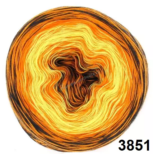 Barevné duhové klubíčko 3-NITKA (500m/100g) - 5873