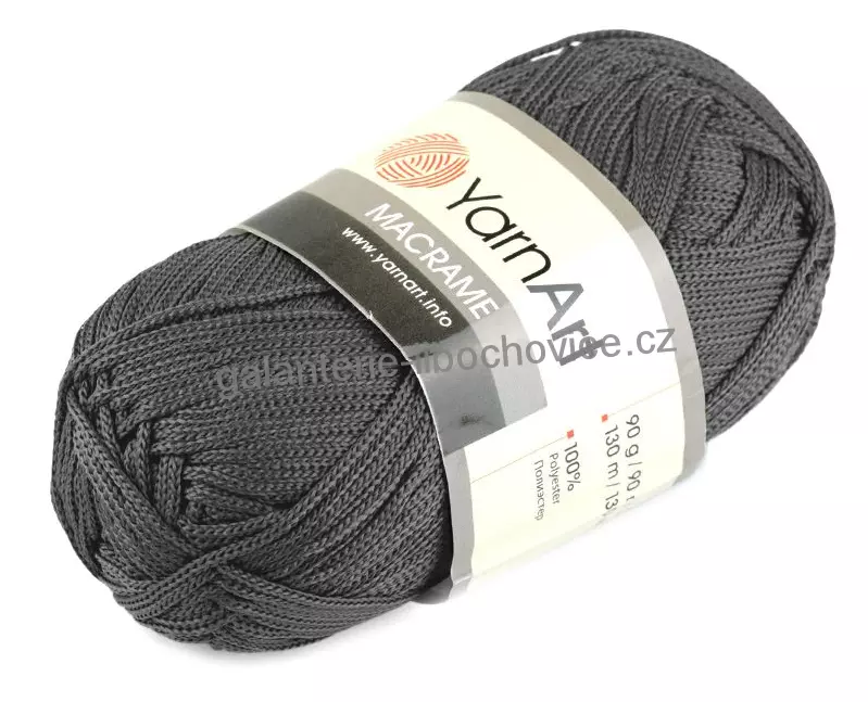 Příze Macrame 152 - modrá tyrkysová