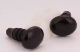 94 - bezpečnostní nos 10mm ovál - černý