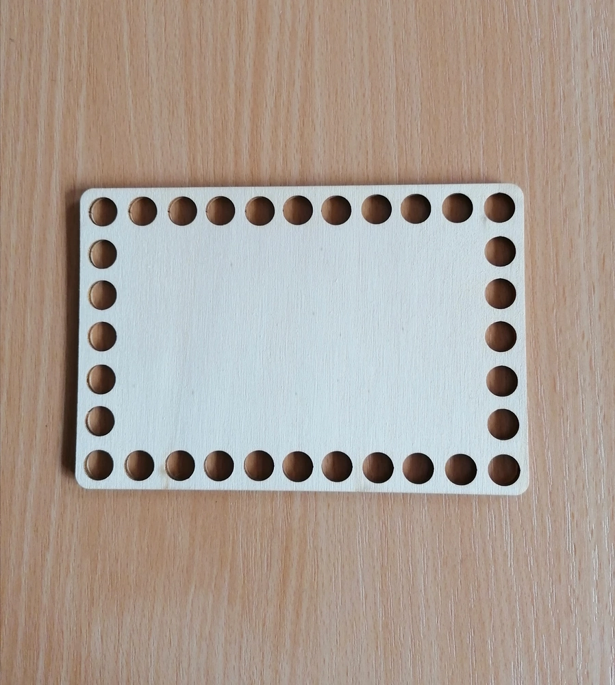 Dno na háčkovaný košík 15x15 - čtverec