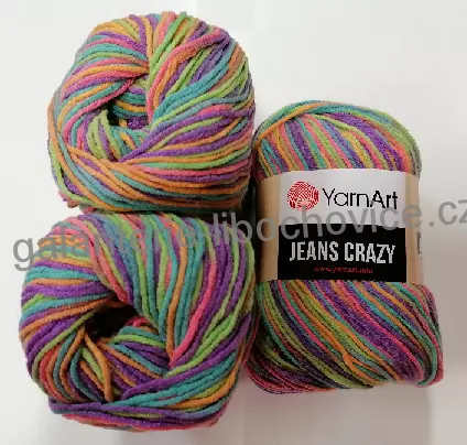 Příze Gina/Jeans Crazy 8209