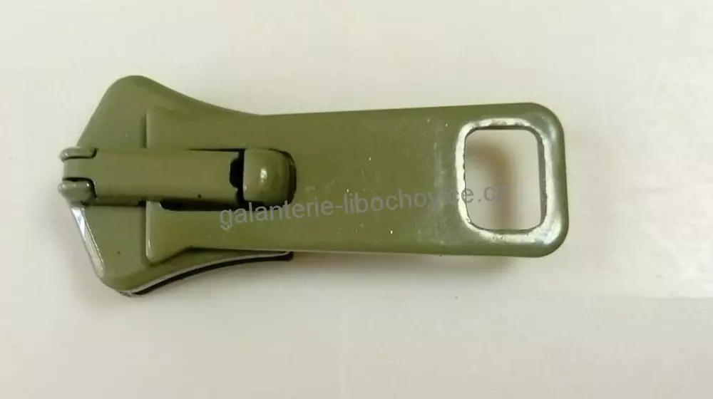 Zip dvoucestný kostěný se dvěma jezdci 95cm - tm. modrý 940