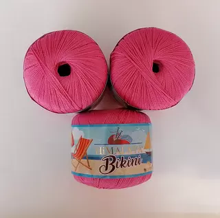 Háčkovací příze Bikini 80604 (jako Jesenka) - růžová pink 1