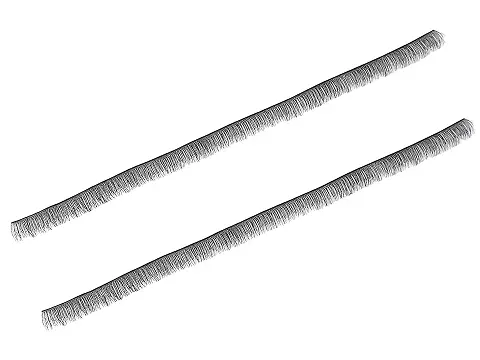 Řasy pro panenku 1 x 20 - hnědé