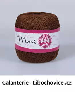 Háčkovací příze MAXI MT 5541 čokoládová