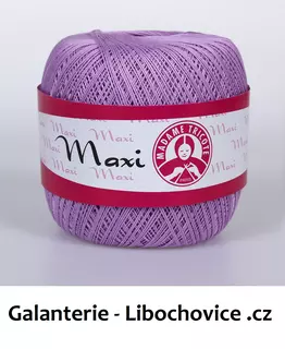 Háčkovací příze MAXI MT 6308 světle fialová