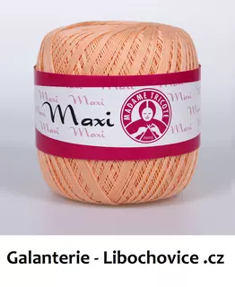 Háčkovací příze MAXI MT 6322 růžovo-broskvová