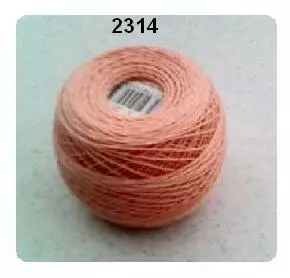 Barevná háčkovací příze Kordonet 30 - 2314 - krevetová