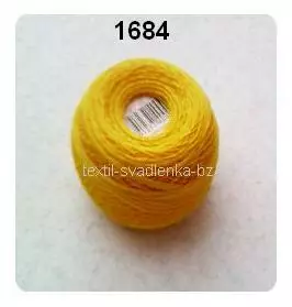 Barevná háčkovací příze Kordonet 30 - 1684 - sytě žlutá