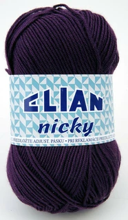 Pletací příze Elian Nicky 1088 - tm. fialová