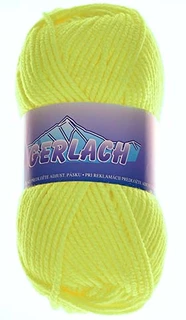 Pletací příze Gerlach 10910 neon žlutá