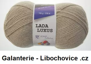 Pletací příze Lada luxus 51220 - světle béžová
