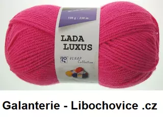 Pletací příze Lada luxus 52723 - růžová