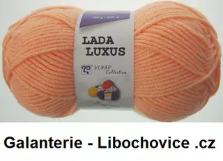 Pletací příze Lada luxus 53101 - broskvová