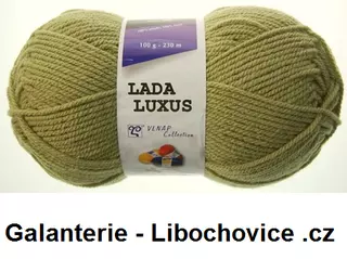Pletací příze Lada luxus 53783 - zelená