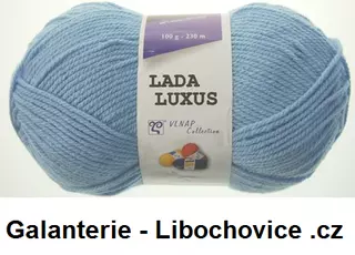 Pletací příze Lada luxus 56055 - studená modrá