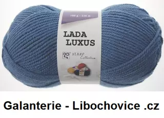 Pletací příze Lada luxus 56801 - kobaltová modrá