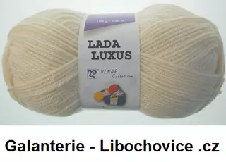 Pletací příze Lada luxus 57207 - smetanová