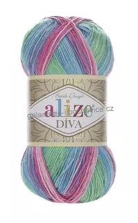 Příze Alize Diva Batik 4537