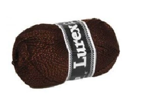 Pletací příze Lurex 983B-hnědá