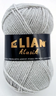 Pletací příze Elian Klasik 130 - šedá