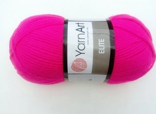 Pletací příze Elite 72 - růžová neonová