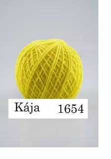 Pletací příze Kája 1654 - jasná žlutá