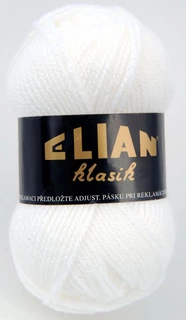 Pletací příze Elian Klasik 208 - bílá