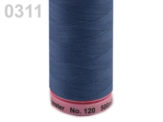 100250 Nitě polyesterové 500m - 0311 Bijou Blue