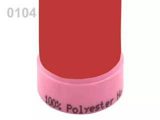 100026 Nitě polyesterové 100m -  0104 Grenadine
