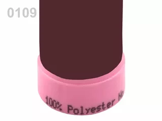 100039 Nitě polyesterové 100m -  0109 Zinfandel