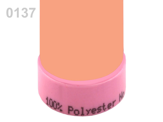100028 Nitě polyesterové 100m -  0137 růžová sytá