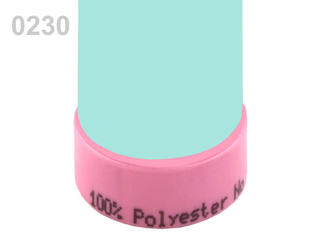 100127 Nitě polyesterové 100m -  0230 Bleached Aqua