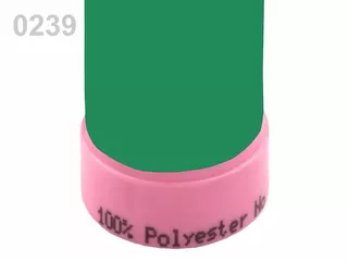 100129 Nitě polyesterové 100m -  0239 Kelly Green