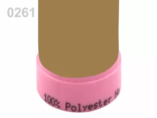 100143 Nitě polyesterové 100m -  0261 Croissant