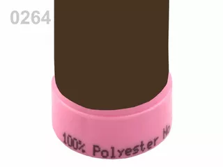 100151 Nitě polyesterové 100m - 0264 Chocolate Brown