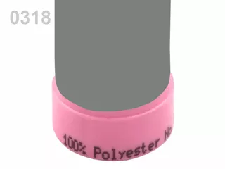 100219 Nitě polyesterové 100m - 0318 grigio