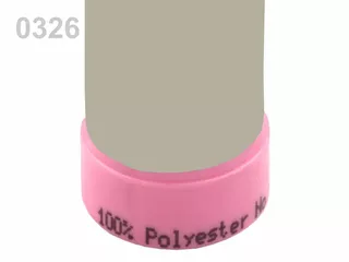 100209 Nitě polyesterové 100m - 0326 Aluminum