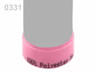 100217 Nitě polyesterové 100m - 0331 Silver