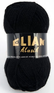 Pletací příze Elian Klasik 217 - černá
