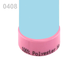 100117 Nitě polyesterové 100m -  0408 tyrkys
