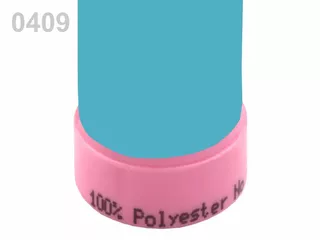 100115 Nitě polyesterové 100m -  0409 Blue Curacao